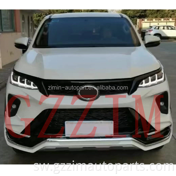 Mbele bumper grille mwili kits kichwa taa na taa mkia kwa fortu*er 2021